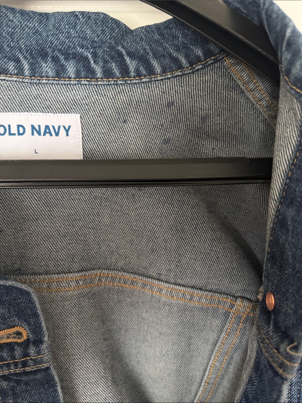 Old Navy Dark Blue Denim Jacket - Picture 2 of 3